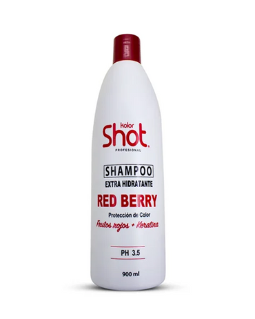 KOLOR SHOT SHAMPOO RED BERRY 900 ML.
