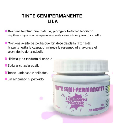KOLOR SHOT MASCARILLA URBAN LILA 120 GRS.