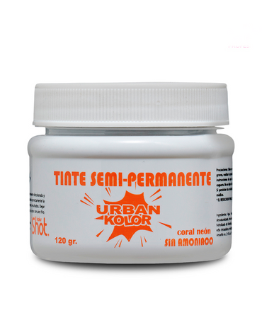 KOLOR SHOT MASCARILLA URBAN CORAL NEON 120 GRS.