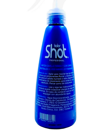 KOLOR SHOT BIFASICO MATIZADOR EN SPRAY 320 ML.