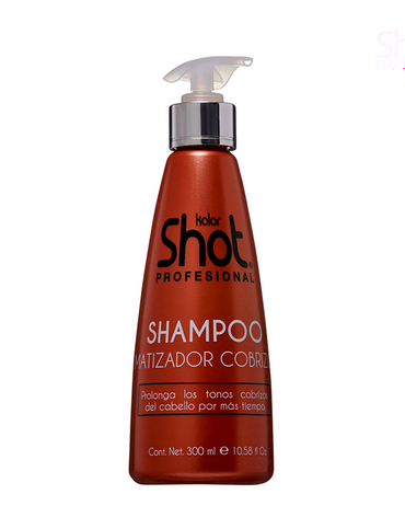 KOLOR SHOT SHAMPOO TONOS COBRIZOS 300 ML.