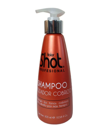KOLOR SHOT SHAMPOO TONOS COBRIZOS 300 ML.