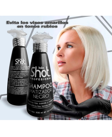 KOLOR SHOT SHAMPOO MATIZADOR NEGRO 300 ML.