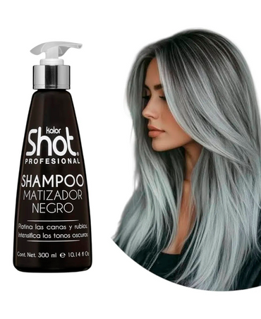 KOLOR SHOT SHAMPOO MATIZADOR NEGRO 300 ML.