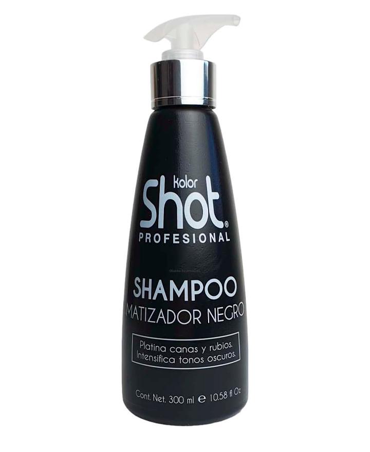 KOLOR SHOT SHAMPOO MATIZADOR NEGRO 300 ML.