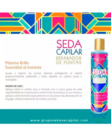 NEKANE SEDA REPARADOR DE PUNTAS 150 ML.