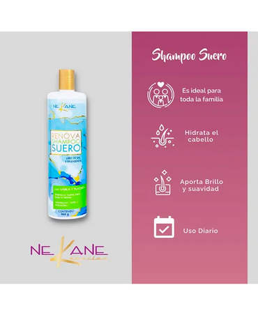 NEKANE SHAMPOO SUERO SABILA 960 ML.