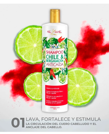 NEKANE SHAMPOO DE CHILE 960 ML.