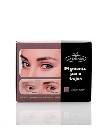 J.DENIS PIGMENTO ESPECIAL PARA CEJAS BROWN GRAY (CASTAÑO CENIZO)
