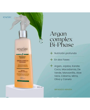 SENZARE ARGAN COMPLEX BI-PHASE 300 ML. - El Palacio De La Belleza