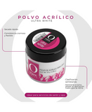 ORGANIC POLVO ACRILICO ULTRA WHITE 5 OZ./140 GRS.