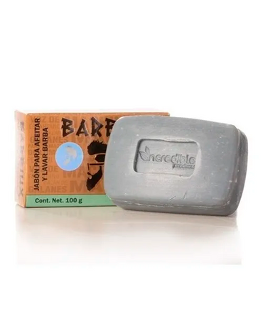 BARBIUX JABON PARA AFEITAR Y LAVAR LA BARBA 100 G.