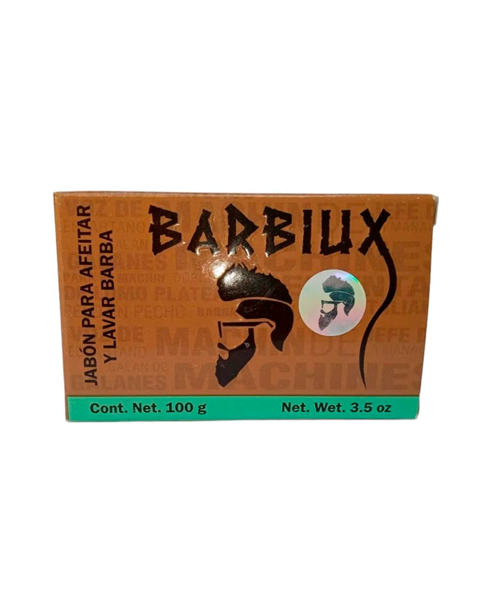 BARBIUX JABON PARA AFEITAR Y LAVAR LA BARBA 100 G.