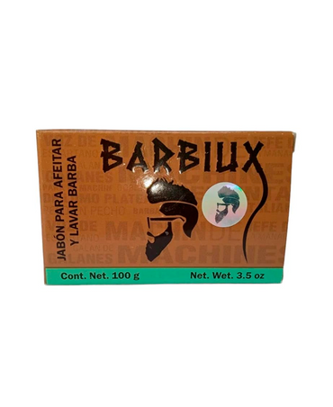 BARBIUX JABON PARA AFEITAR Y LAVAR LA BARBA 100 G.
