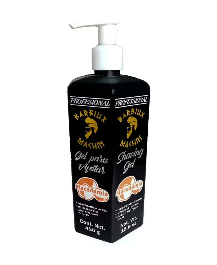 BARBIUX SHAVING GEL MACADAMIA 450 GR.