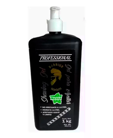 BARBIUX SHAVING GEL MACHIN MENTA 1 KG.