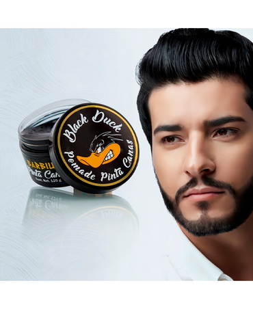 BARBIUX BLACK DUCK POMADA CUBRE CANAS NEGRO 120 GRS.