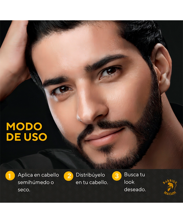 BARBIUX BLACK DUCK POMADA CUBRE CANAS NEGRO 120 GRS.
