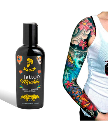 BARBIUX TATTOO MACHIN CREMA CORPORAL 120 ML.