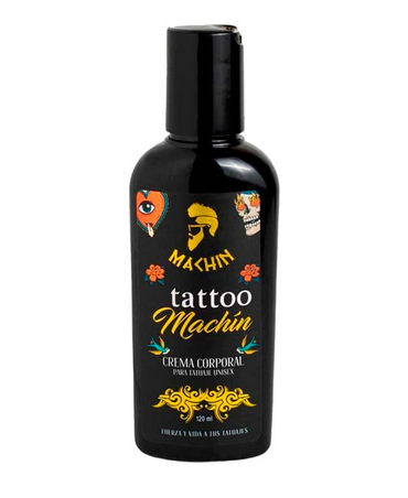 BARBIUX TATTOO MACHIN CREMA CORPORAL 120 ML.