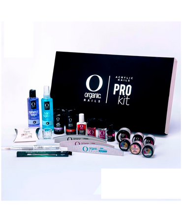 ORGANIC PROKIT/ KIT DE ACRÍLICO PROFESIONAL 27 PIEZAS