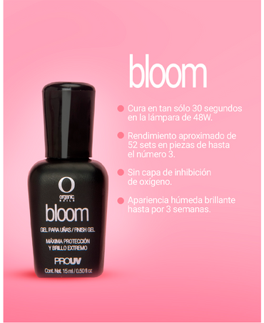ORGANIC BLOOM GEL TERMINADOR DE BRILLO 15 ML.