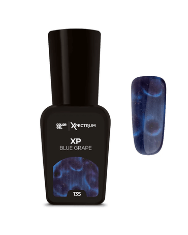 ORGANIC COLOR GEL 135 XPECTRUM BLUE GRAPE 7.5 ML.