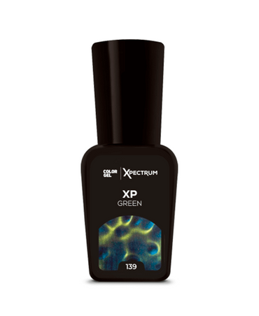ORGANIC COLOR GEL 139 XPECTRUM GREEN 7.5 ML.