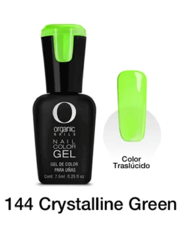 ORGANIC COLOR GEL 144 CRYSTALLINE GREEN 7.5 ML