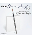 ORGANIC PINCEL GENIUS ACRYLIC 6 W - El Palacio De La Belleza
