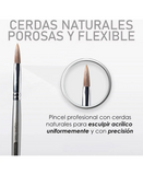 ORGANIC PINCEL GENIUS ACRYLIC 6 W - El Palacio De La Belleza