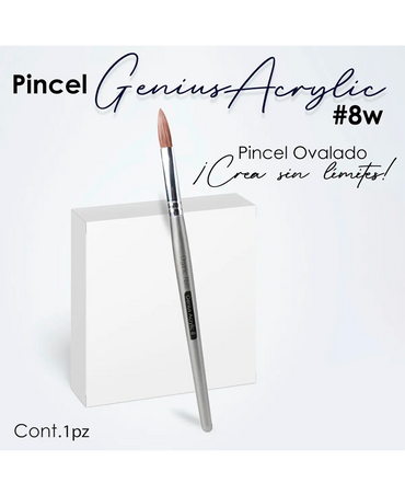 ORGANIC PINCEL GENIUS ACRYLIC 8 W