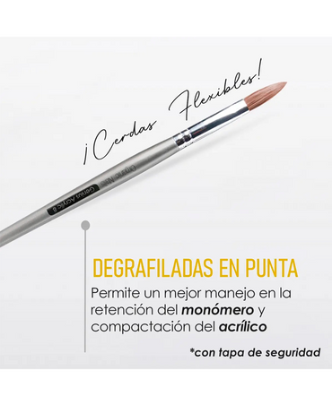 ORGANIC PINCEL GENIUS ACRYLIC 8 W