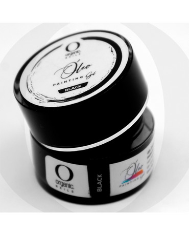 ORGANIC OLEO PAINTING GEL 5 GRS. BLACK - El Palacio De La Belleza