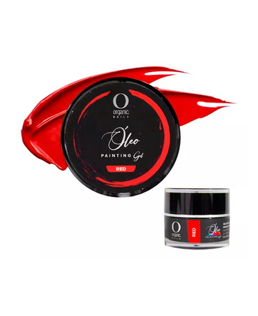 ORGANIC OLEO PAINTING GEL 5 GRS. RED