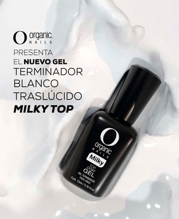 ORGANIC COLOR GEL 15 ML. 006 TOP COAT MILKY