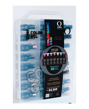 ORGANIC COLORGANIC CASE CON 48 TONOS DE 7.5 ML.