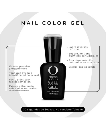ORGANIC COLORGANIC CASE/ESTUCHE CON 48 TONOS DE GEL 7.5 ML.