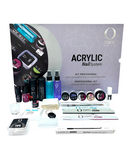 ORGANIC ACRYLIC NAIL SYSTEM KIT PROFESIONAL 25 PIEZAS