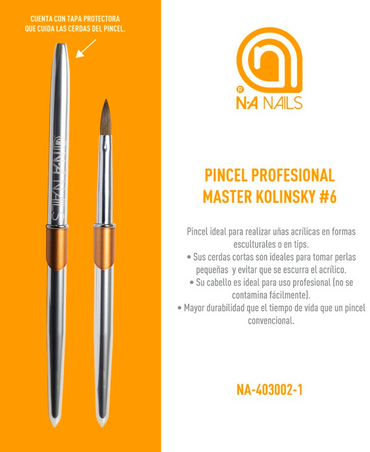NA PRINCEL PROFESSIONAL PARA POLYGEL/ GEL #6