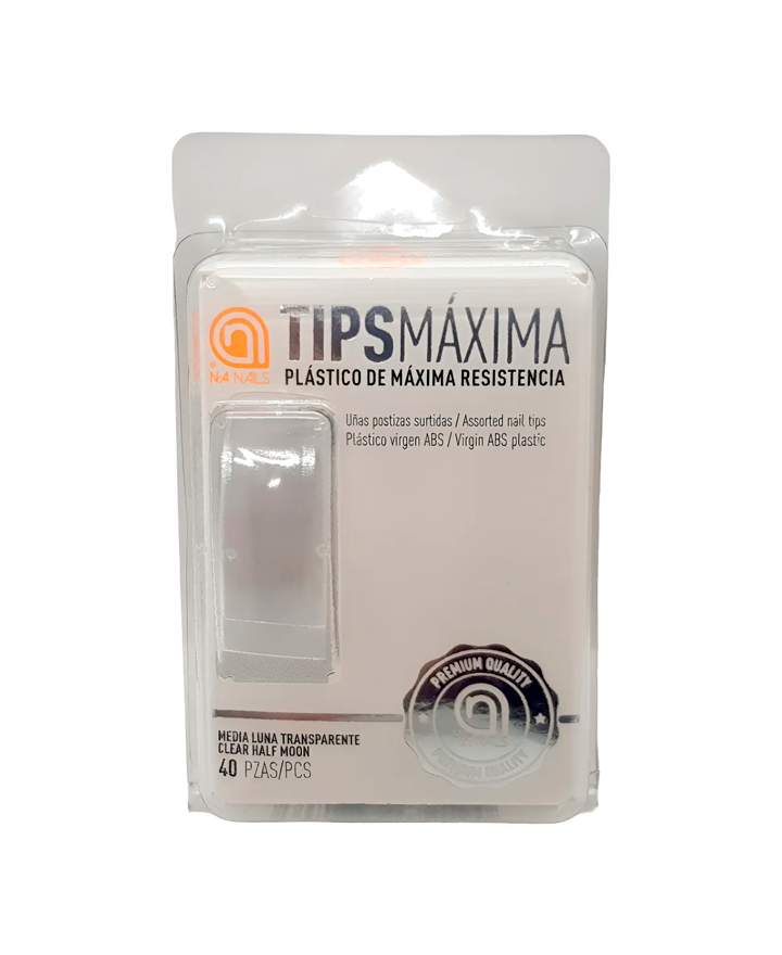 NA TIPS TRANSPARENTE MAXIMA 40 PZS.
