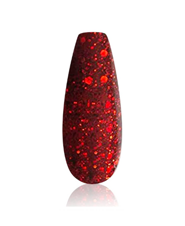 NA DI PRO POWDER GLITTER ROJO 1 OZ.