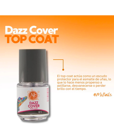 MC NAILS DAZZ COVER TOP COAT 15 ML.