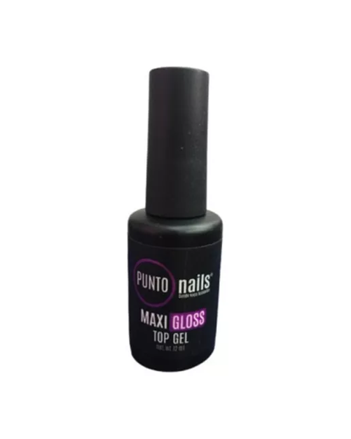 PUNTO NAILS MAXI GLOSS TOP COAT GEL 12 ML.