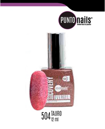 PUNTO NAILS DISCOVERYGEL TAURO 504 12 ML.