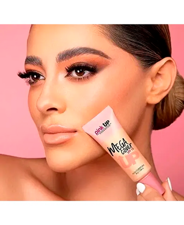 PINK UP MEGA COVER MAQUILLAJE LIQUIDO PKC500 TAN