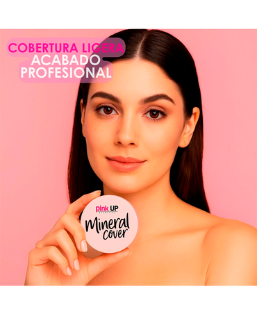 PINK UP MINERAL COVER POLVO COMPACTO PKM500 SUNNY