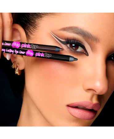 PINK UP LONG LASTING EYE LINER 24 HRS. PKLLE100 VERY BLACK