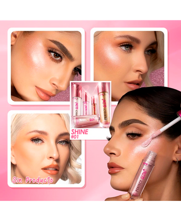 PINK UP PERFECT GLOW ILUMINADOR LIQUIDO STAR PKILHP02