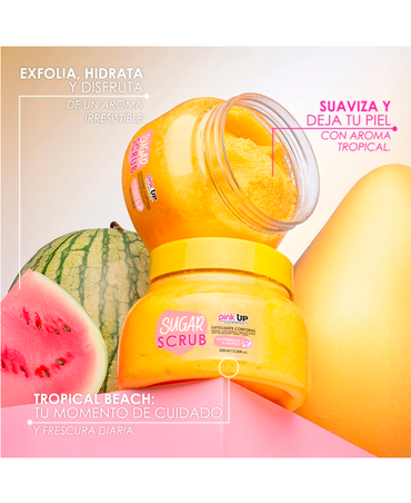 PINK UP SUGAR SCRUB TROPICAL BEACH 350 GRS. PKSK16